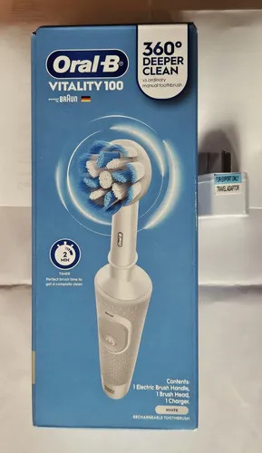 مسواک برقی شارژی سفید (Rechargeable Electric Toothbrush)(اورجینال)
