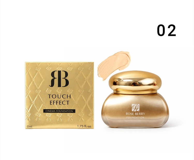 > کرمپودر سینمایی رز بری (Rose Berry) مدل Touch Effect کد ۰۱ حجم ۵۰ میلیلیتر