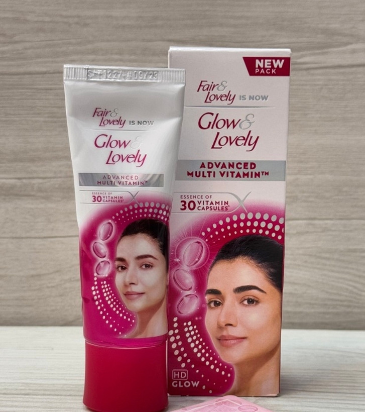 کرم تخصصی روشنکننده و شفافکننده Glow & Lovely مدل Advanced Multi Vitamin - کرم مولتی ویتامین ضد لک و درخشانکننده پوست