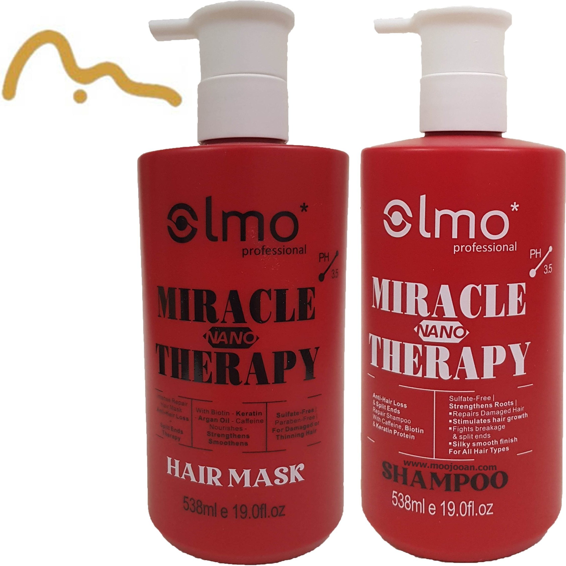 ماسک مو المو مدل Miracle Nano Therapy حجم ۵۳۸ میلی لیتر ‌