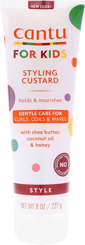 ژل حالتدهنده و تعریفکننده فر موی کودک کانتو (Cantu For Kids Styling Custard) 