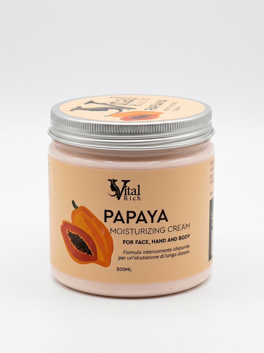 کرم مرطوب‌کننده پاپایا ویتال ریچ (Vital Rich Papaya Moisturizing Cream) ‌