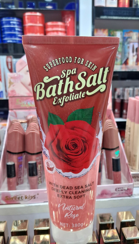 نمک حمام و اسکراب بدن تلیونیکس (Telionix) مدل گل رز (Natural Rose)