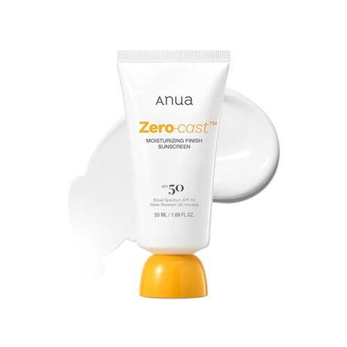 ضدآفتاب مرطوب‌کننده آنوا مدل زیرو کست با SPF 50 - حجم ۵۰ میلی‌لیتر (Anua Zero-cast Moisturizing Finish Sunscreen) ‌