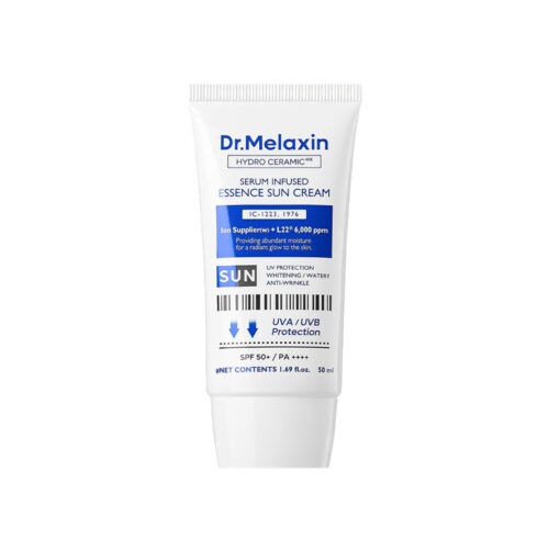 ضدآفتاب اسنس هیدرو سرامیک (Serum Infused) حجم ۵۰ میلی‌لیتر - دکتر ملاکسین (Dr.Melaxin Hydro Ceramic Serum Infused Essence Sun Cream SPF 50+ PA++++) ‌