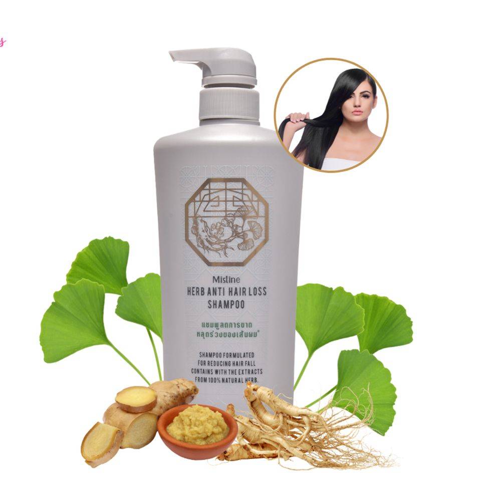 شامپو ضد ریزش گیاهی میستین مدل Herb Anti Hair Loss حجم ۴۰۰ میلی‌لیتر (Mistine Herb Anti Hair Loss Shampoo 400ml) ‌