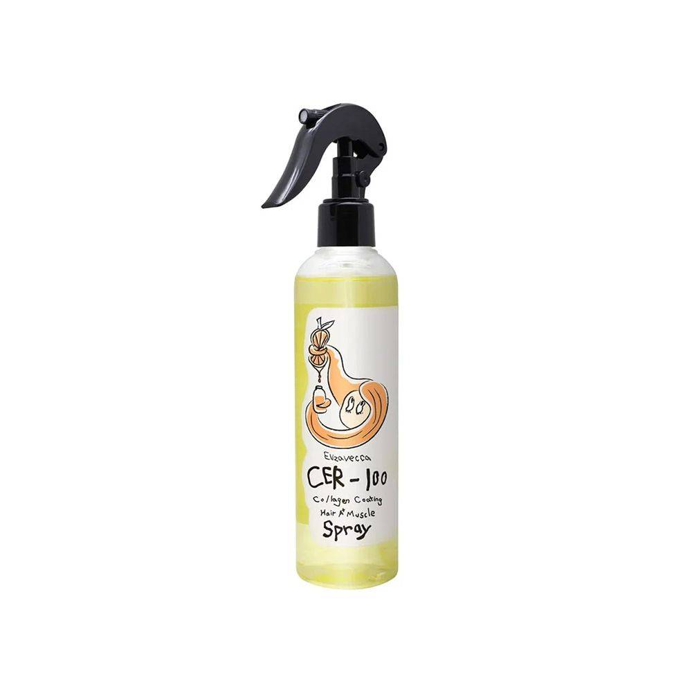 اسپری کلاژن و تقویت‌کننده مو الیزاوکا مدل CER-100 حجم ۲۵۰ میلی‌لیتر (Elizavecca CER-100 Collagen Coating Hair Muscle Spray 250ml) ‌