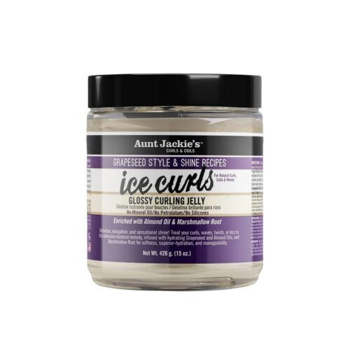 ژل حالتدهنده موی فر آنت جکی (Aunt Jackie's) مدل Ice Curls Glossy Curling Jelly 