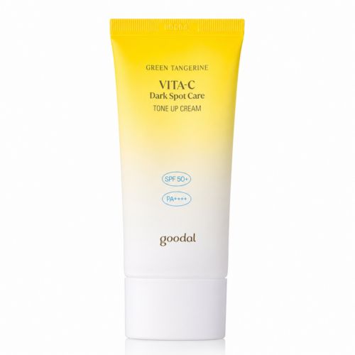کرم ضد آفتاب و روشن‌کننده SPF 50+ گودال (Goodal) مدل Green Tangerine Vita-C Tone Up ‌