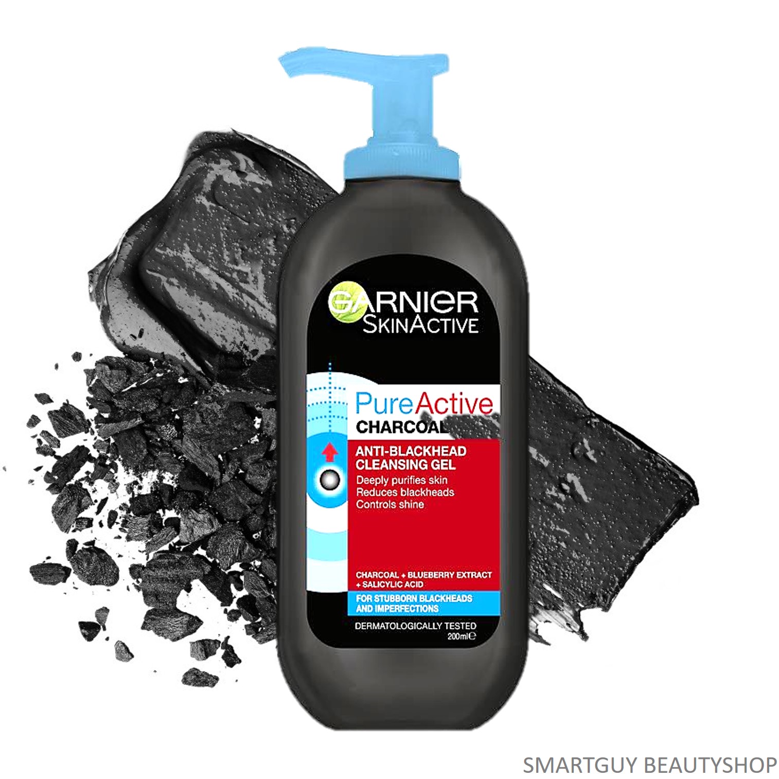 ژل شستشوی صورت گارنیه مدل Pure Active Charbon (زغال فعال)