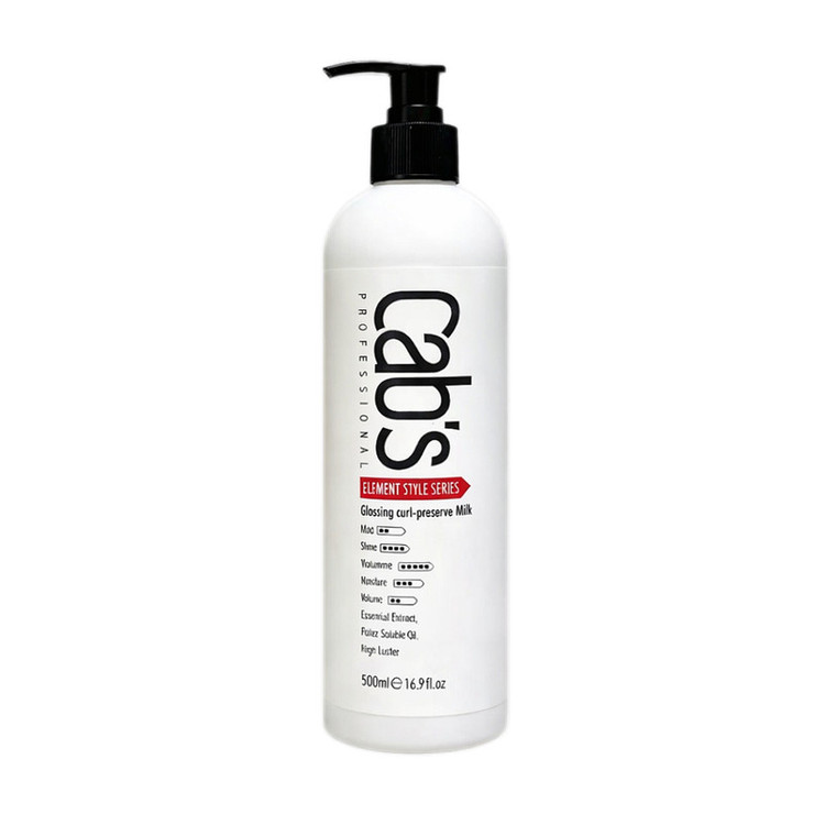 شیر موی تخصصی کابس (Cab's) مدل Glossing Curl-Preserve Milk حجم ۵۰۰ میلیلیتر