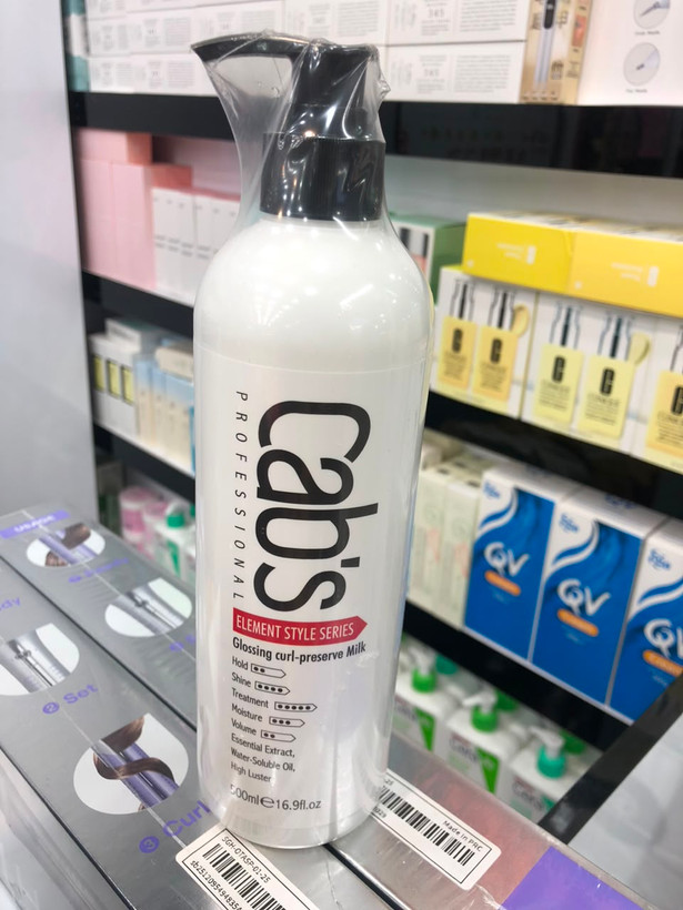 شیر موی تخصصی کابس (Cab's) مدل Glossing Curl-Preserve Milk حجم ۵۰۰ میلیلیتر