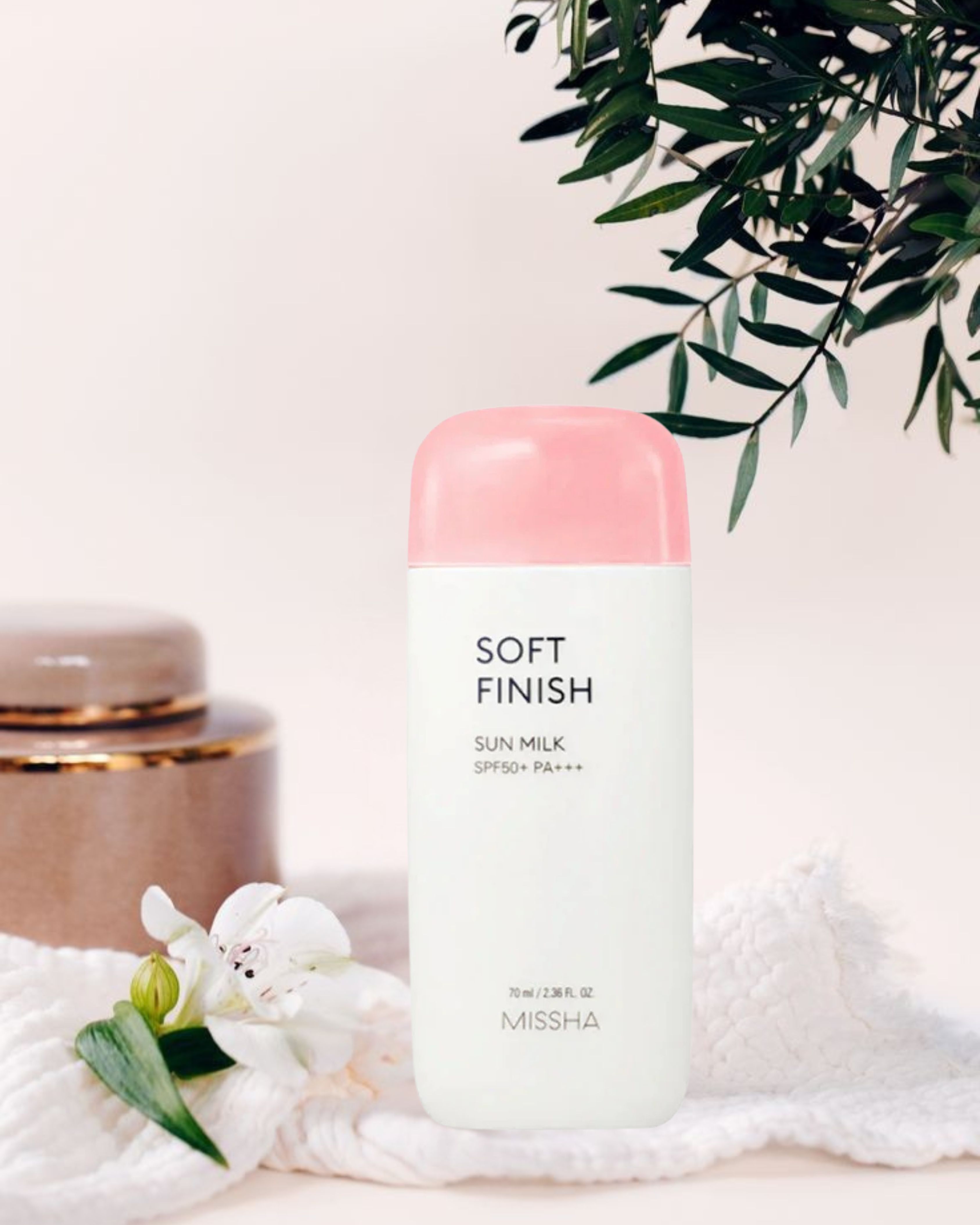 لوسیون ضد آفتاب میشا (Missha) مدل Soft Finish Sun Milk با SPF 50