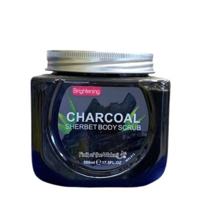 اسکراب بدن زغال وکالی (Wokali) مدل Charcoal Sherbet Body Scrub