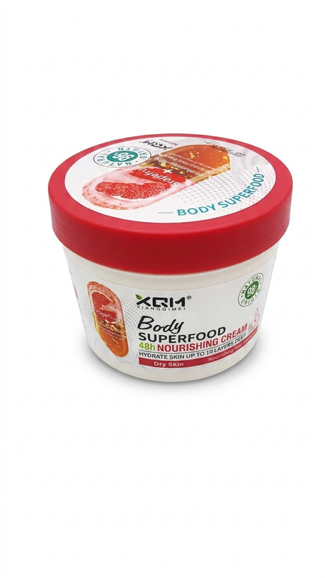 کرم مغذی بدن ژیانوگیمی (XQM) مدل Body Superfood - مخصوص پوستهای خشک