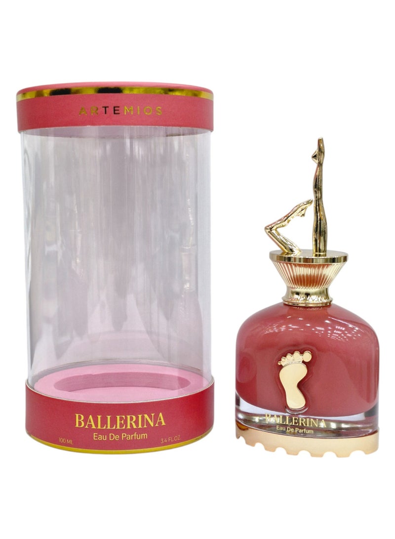 ادو پرفیوم زنانه آرتمیس مدل Ballerina Rouge (حجم ۱۰۰ میلی‌لیتر)