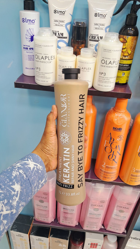 کراتین مو بیو گلامور Bio Glamor مدل Keratin Treatment حجم ۱۰۰۰ میلیلیتر