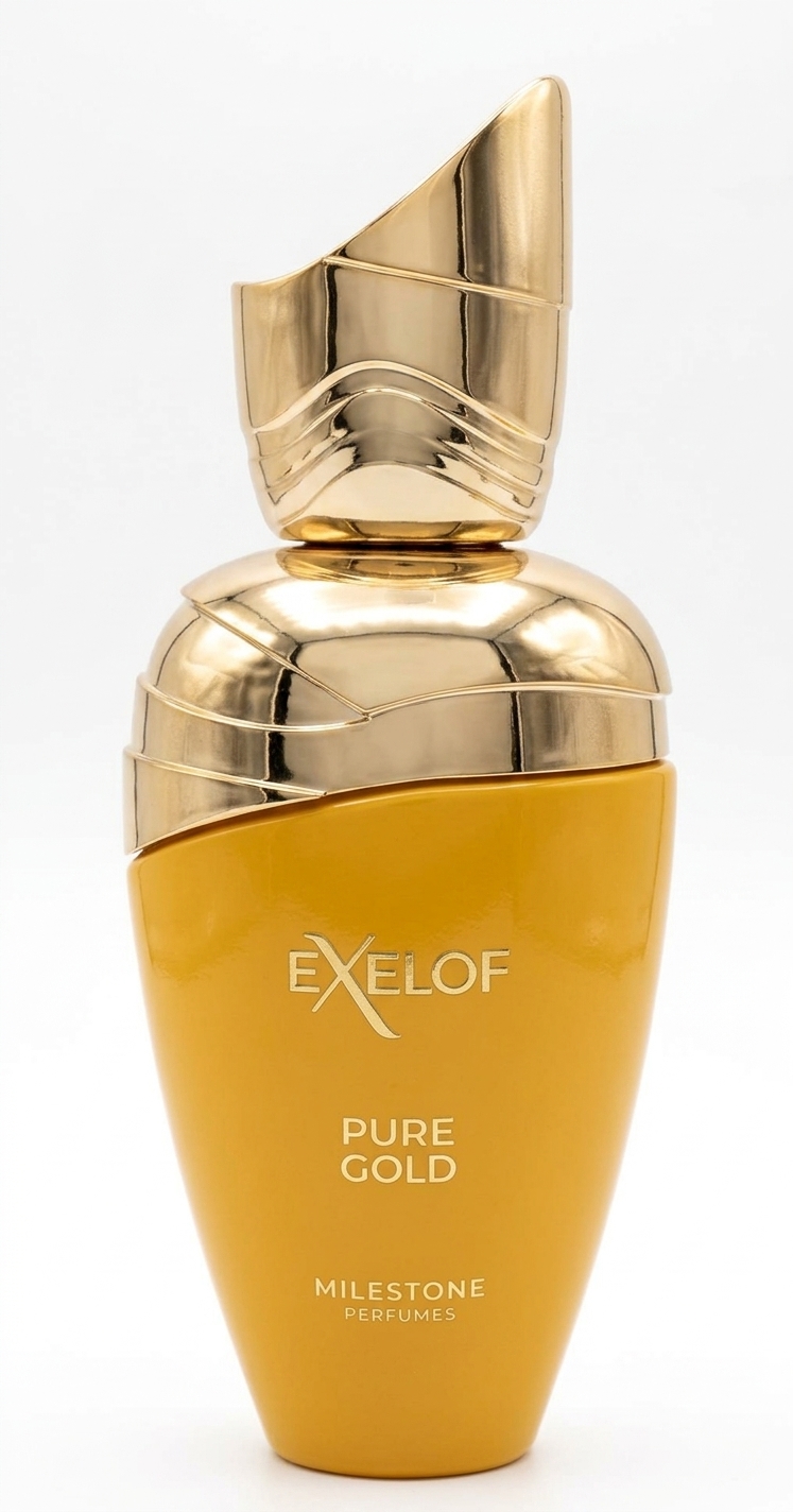 ادکلن مایلستون پرفیومز اکسلوف پیور گلد Milestone Perfumes Exelof Pure Gold حجم ۱۰۰ میلی‌لیتر ‌