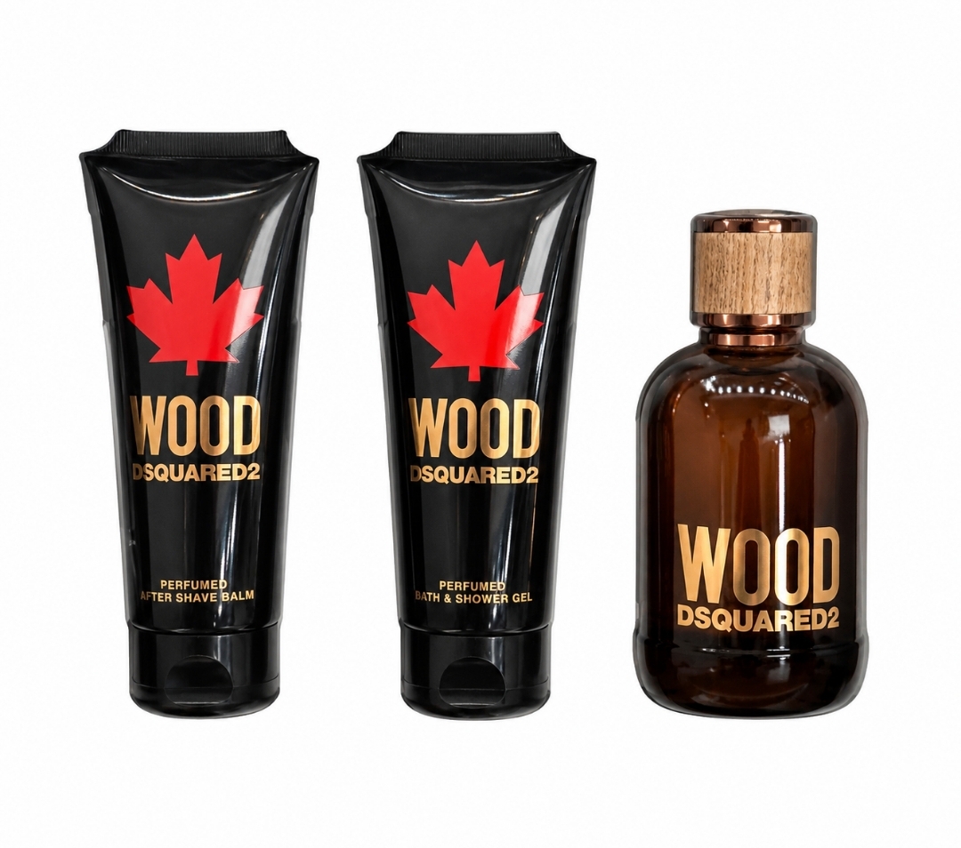 گیفت ست مردانه دیسکوارد ۲ وود پور هوم (اورجینال) - DSQUARED2 Wood Pour Homme 3-Piece Gift Set