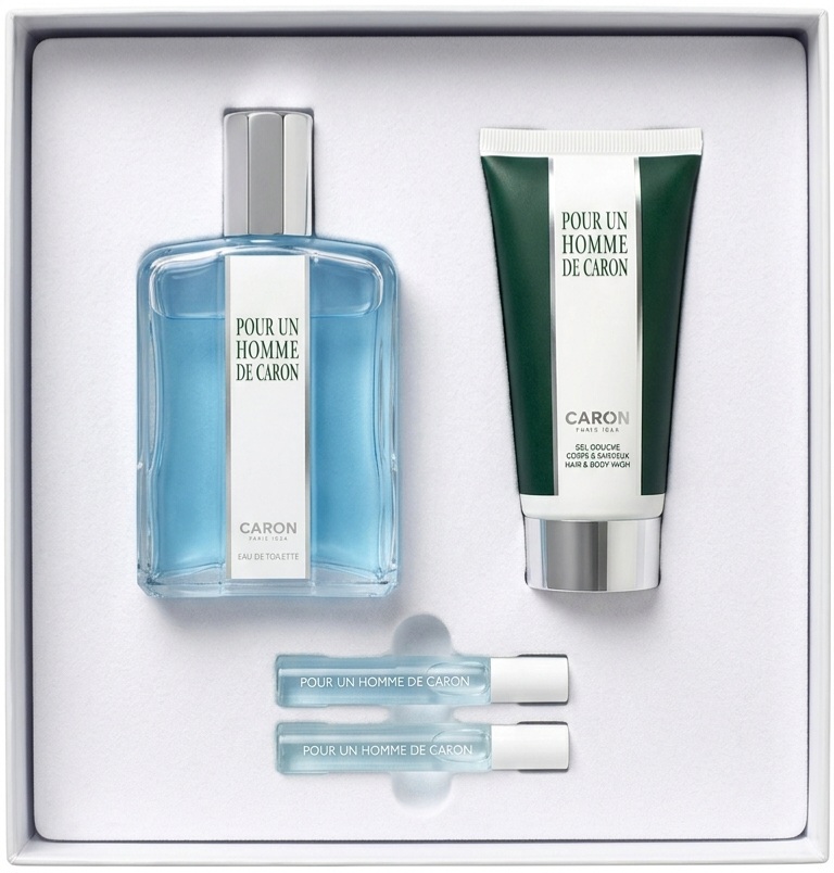 ست هدیه عطر مردانه پور آنوم دو کارون (Pour Un Homme de Caron) ‌