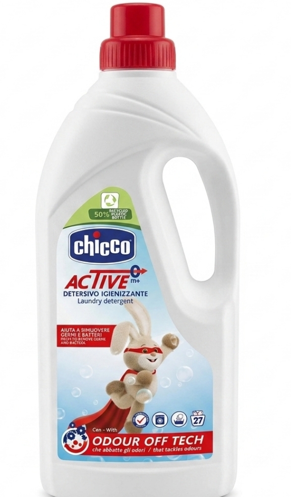 مایع لباسشویی کودک چیکو مدل Active حجم ۱.۵ لیتر ‌