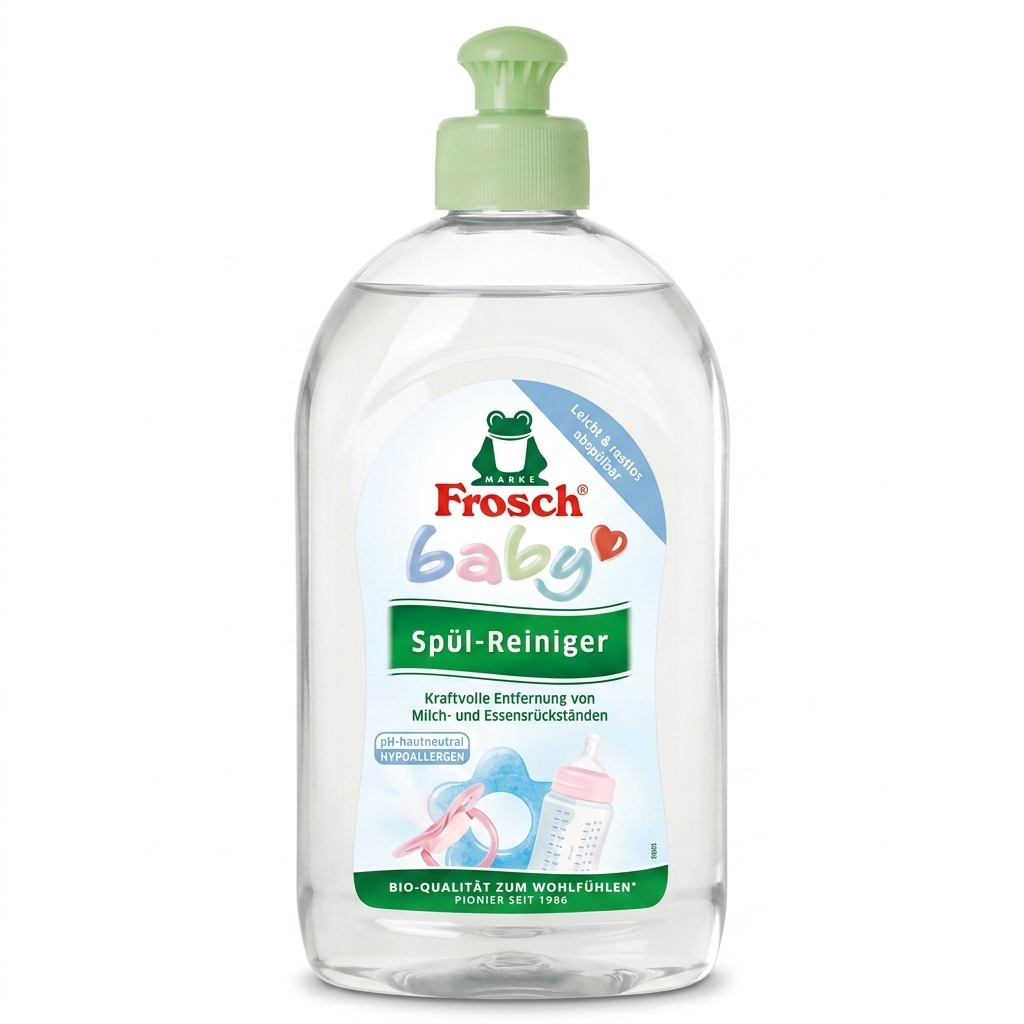 مایع استریل و شوینده ظروف نوزاد فراش (Frosch) مدل Baby Spül-Reiniger ‌ مایع شوینده تخصصی "فرا
