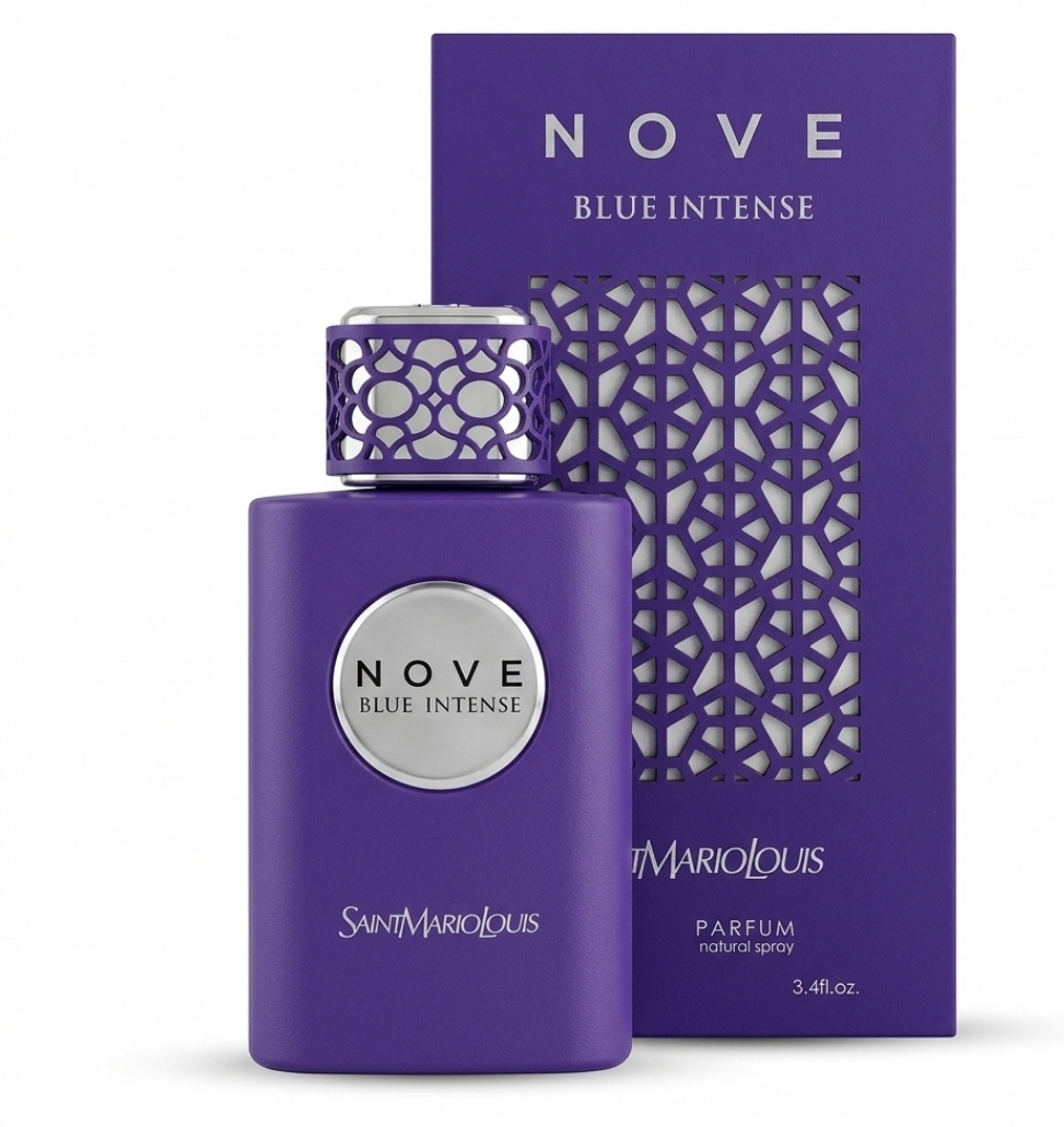 عطر مردانه نووه بلو اینتنس (NOVE Blue Intense) از برند سنت ماریو لوئیس (Saint Mario Louis)