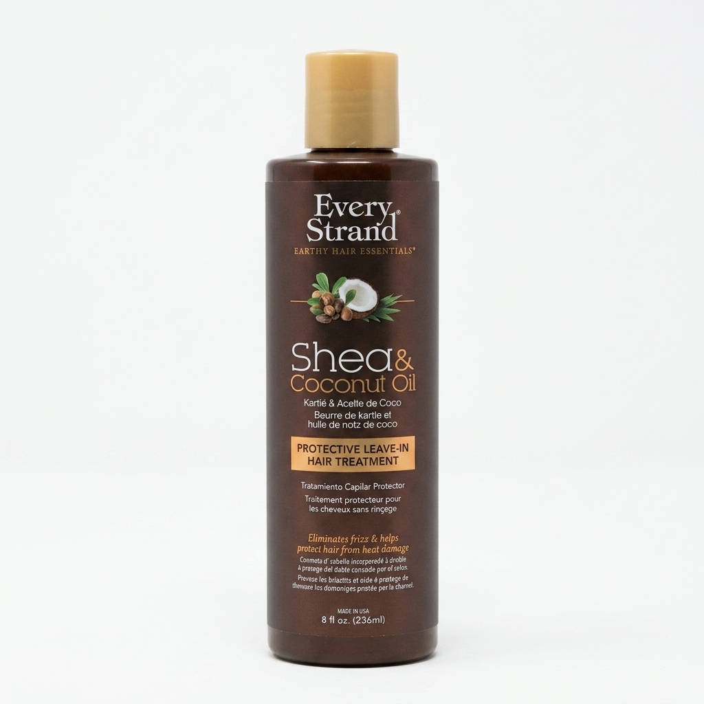 تریتمنت (درمان‌کننده) و محافظ موی بدون نیاز به آبکشی اوری استرند (Every Strand) مدل Shea & Coconut Oil (حجم ۲۳۶ میلی‌لیتر)