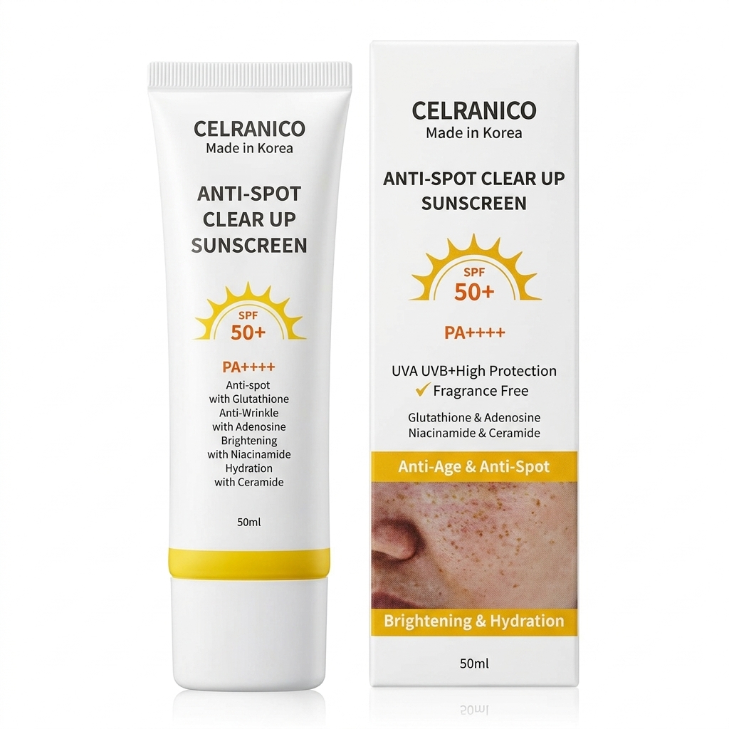 ضد آفتاب ضد لک سلرانیکو CELRANICO مدل Anti-Spot SPF 50 حجم ۵۰ میلی‌لیتر ‌ ---