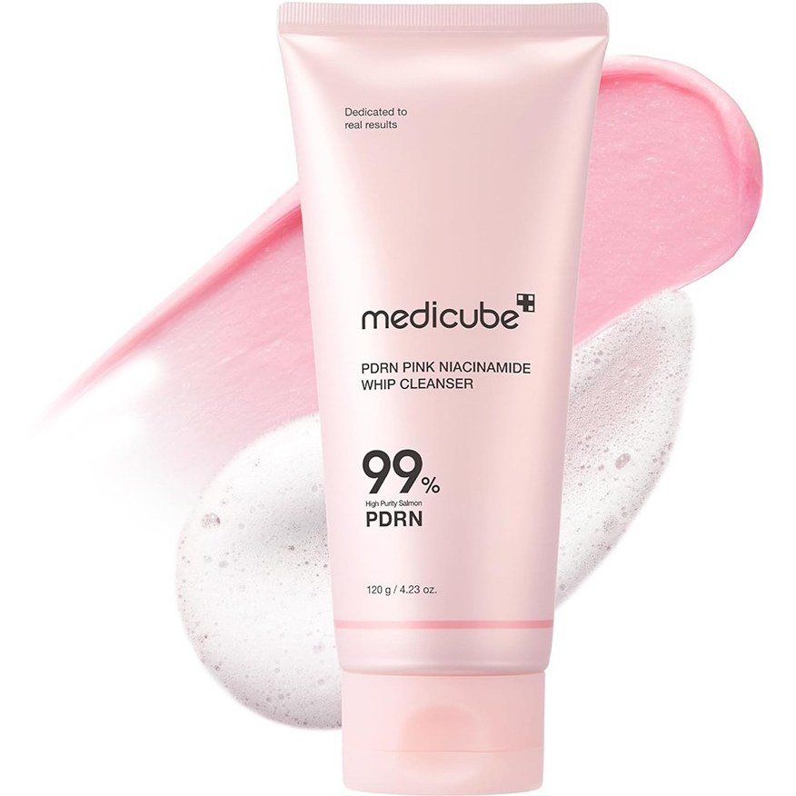 شوینده صورت مدیکوب مدل PDRN Pink Niacinamide Whip Cleanser حجم ۱۲۰ گرم