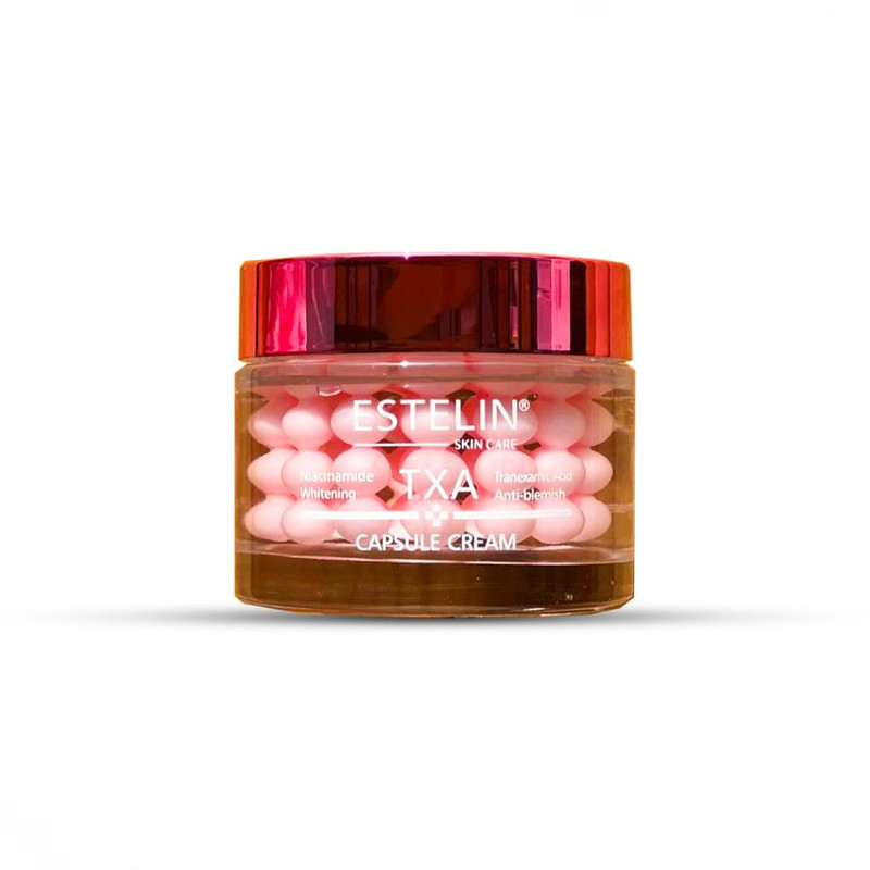کرم کپسولی ضد لک و روشن‌کننده استلین (ESTELIN Niacinamide TXA Capsule Cream) ‌