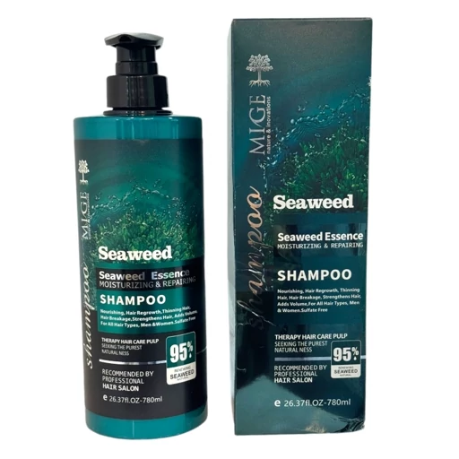 شامپو جلبک دریایی میگ مدل Seaweed بدون سولفات حجم 780 میلی لیتر