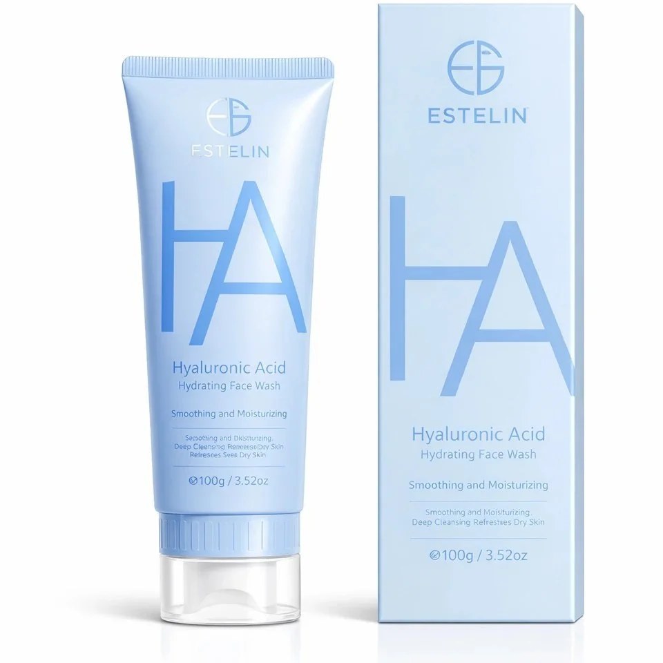 فیس‌واش (ژل شستشو) هیالورونیک اسید استلین (Estelin Hyaluronic Acid Hydrating Face Wash) حجم ۱۰۰ میلی‌لیتر