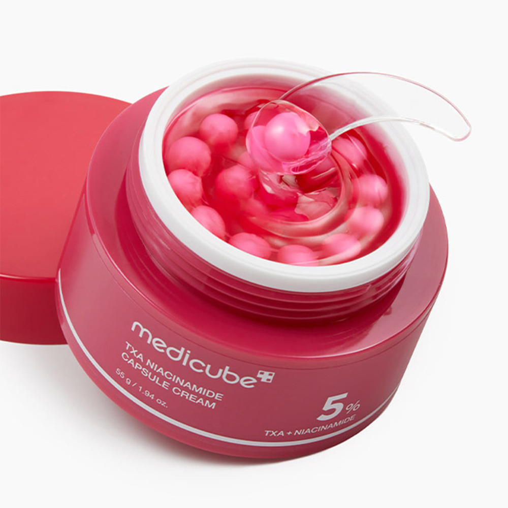 کرم کپسولی نیاسینامید و ترانکسامیک اسید مدیکیوب (Medicube TXA Niacinamide Capsule Cream) ‌(اورجینال )