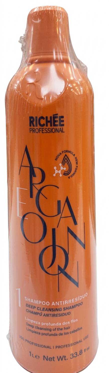 شامپو پاک‌کننده عمیق (قبل از کراتین) ریچی - مدل آرگان و اویون (Richée Professional Argan e Ojon Step 1)