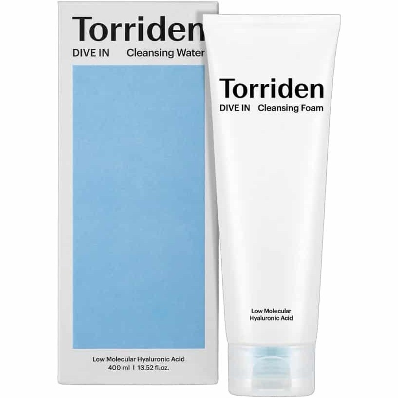 فوم شستشوی صورت تریدن مدل دایو این (Torriden DIVE IN Cleansing Foam) حاوی هیالورونیک اسید با وزن مولکولی پایین – حجم ۱۵۰ میلی‌لیتر ‌