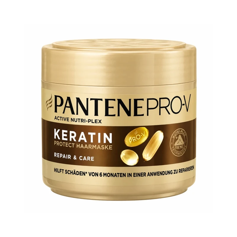 ماسک موی کراتینه داخل حمام پنتن (Pantene Keratin Protect Mask) – مدل ترمیم‌کننده و محافظت‌کننده (Repair & Protect)(اورجینال)