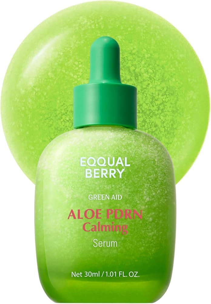 سرم آرام‌بخش و ترمیم‌کننده اِکوال‌بری مدل Aloe PDRN Calming (سری Green Aid) ‌