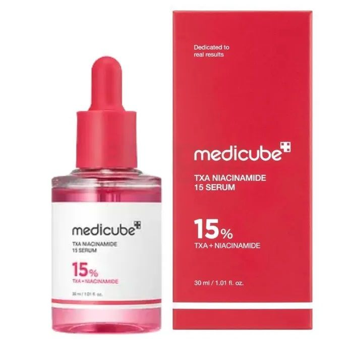 سرم ضد لک و روشن‌کننده نیاسینامید و ترانکسامیک اسید ۱۵٪ مدیکیوپ (Medicube) مدل TXA Niacinamide 15 Serum ‌