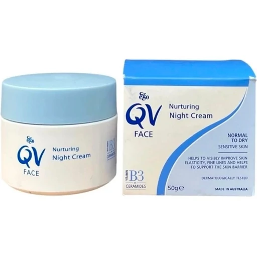 کرم شب مغذی کیووی (QV Face Nurturing Night Cream)
