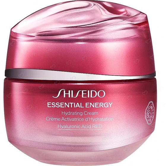 کرم آبرسان و انرژی‌بخش اسنشیال انرژی شیسیدو (Shiseido Essential Energy Hydrating Cream) با هیالورونیک اسید رد (Hyaluronic Acid RED)