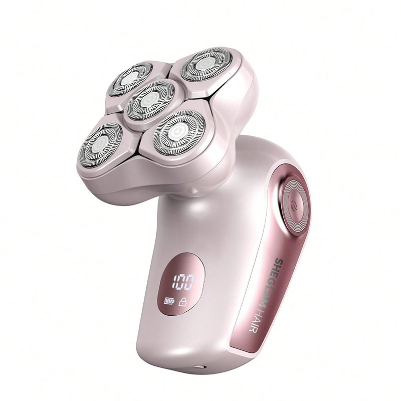 ماشین اصلاح سر و بدن ۵ تیغه دیجیتال شیگلم (SHEGLAM HAIR 5-Head Rotary Shaver) ‌