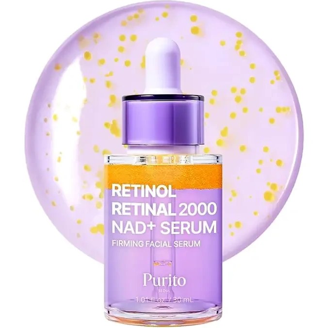 سرم جوانساز و سفت کننده پیوریتو مدل Retinol Retinal 2000 NAD+ حجم ۳۰ میلی لیتر ‌