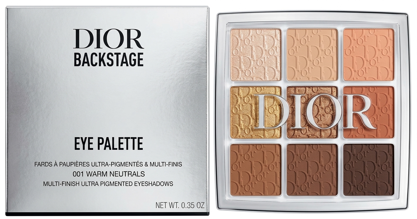 عنوان: پالت سایه چشم دیور سری Backstage مدل 001 Warm Neutrals وزن 10 گرم