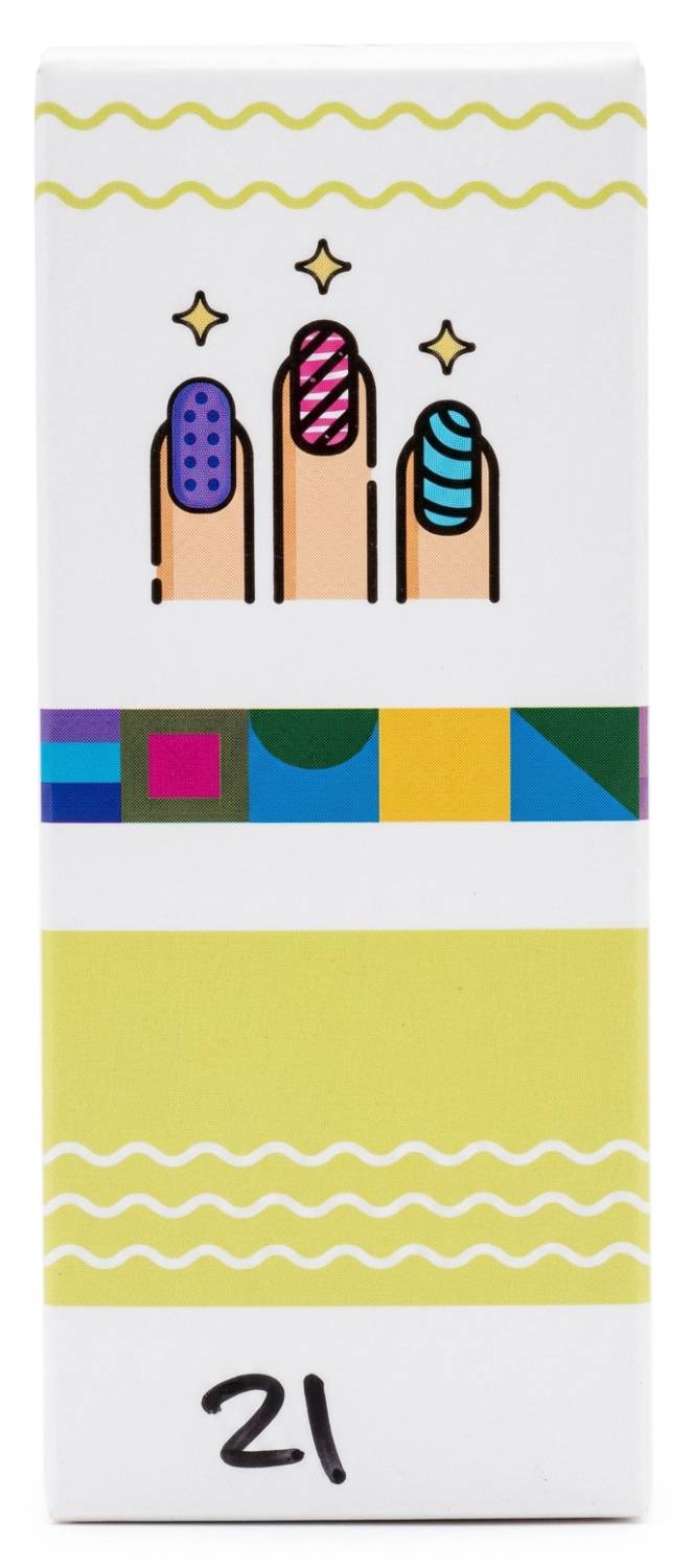 لاک ژل استیکری اوهورا مدل Semi-Cured Gel Nail Strips کد 21 English Title: Ohora Semi-Cured Gel Nail Strips No. 21