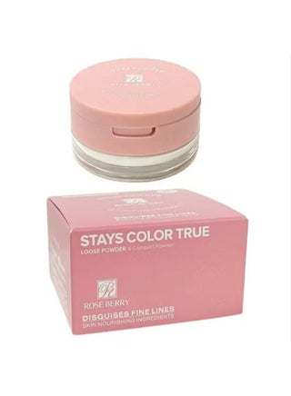 پنکیک و پودر فیکس ۲ کاره رز بری مدل Stays Color True با خاصیت تثبیت کنندگی رنگ زنانه