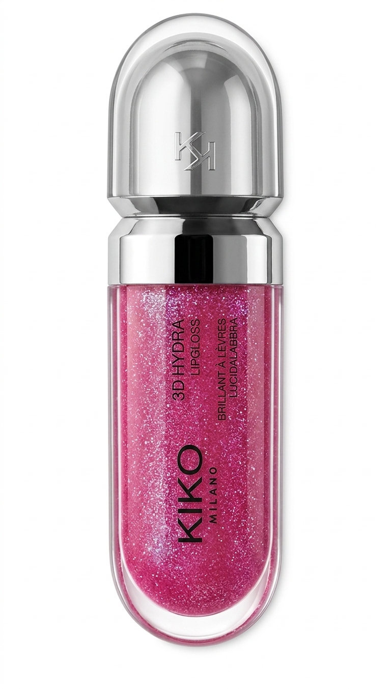 برق لب حجم‌دهنده و سه بعدی کیکو میلانو (Kiko Milano) سری 3D Hydra شماره 22 (Sparkling Red Garnet)