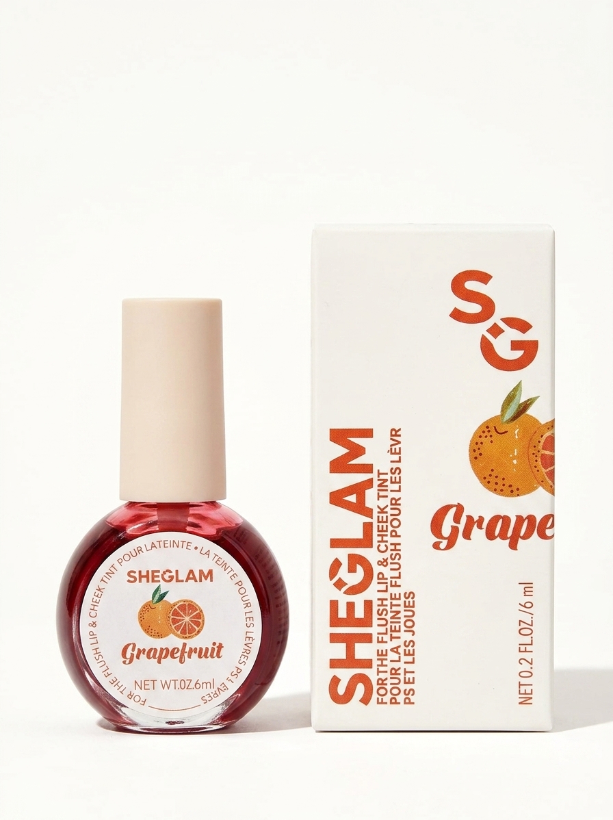 تینت لب و گونه شیگلم (SHEGLAM) سری For The Flush رنگ Grapefruit (گریپ‌فروت)