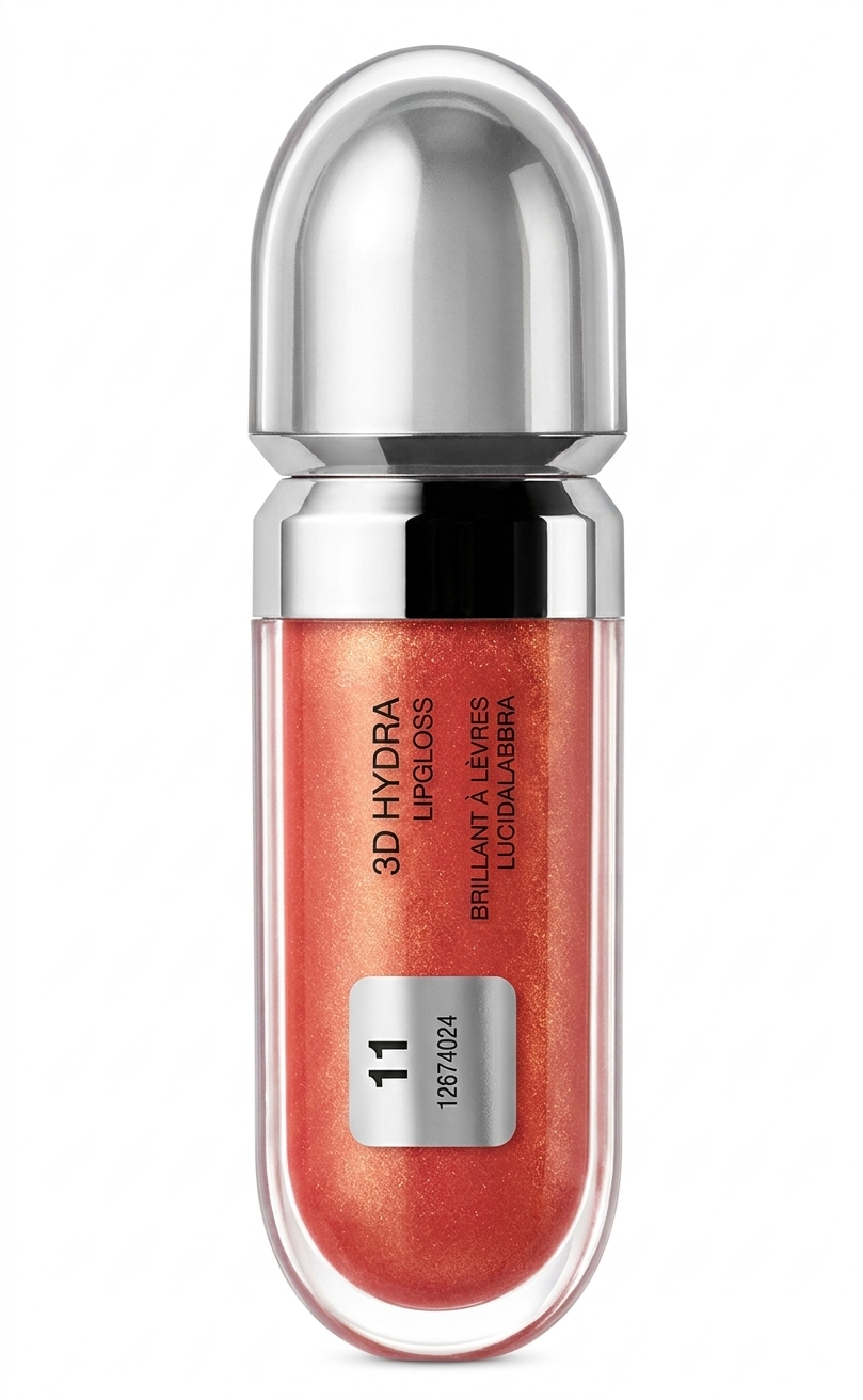 لیپ گلاس سه بعدی کیکو میلانو (Kiko Milano 3D Hydra Lipgloss) - شماره 11 (Golden Red) ‌
