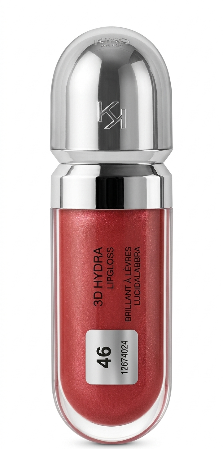 لیپ گلاس سه بعدی کیکو میلانو (Kiko Milano 3D Hydra Lipgloss) - شماره 46 (Pearly Red) ‌